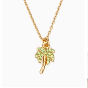 NWOT Kate Spade Palm Tree Necklace